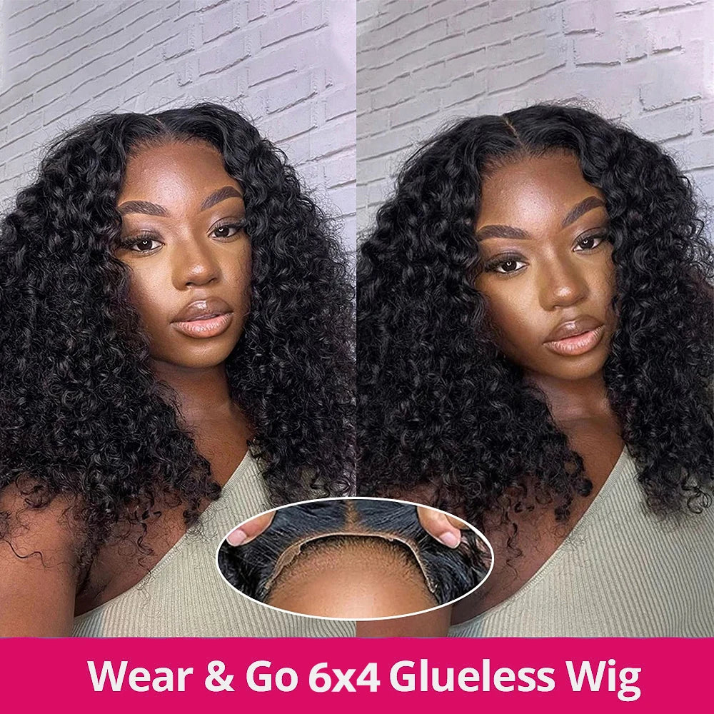 Bob Lace Wig ondulée 13x4