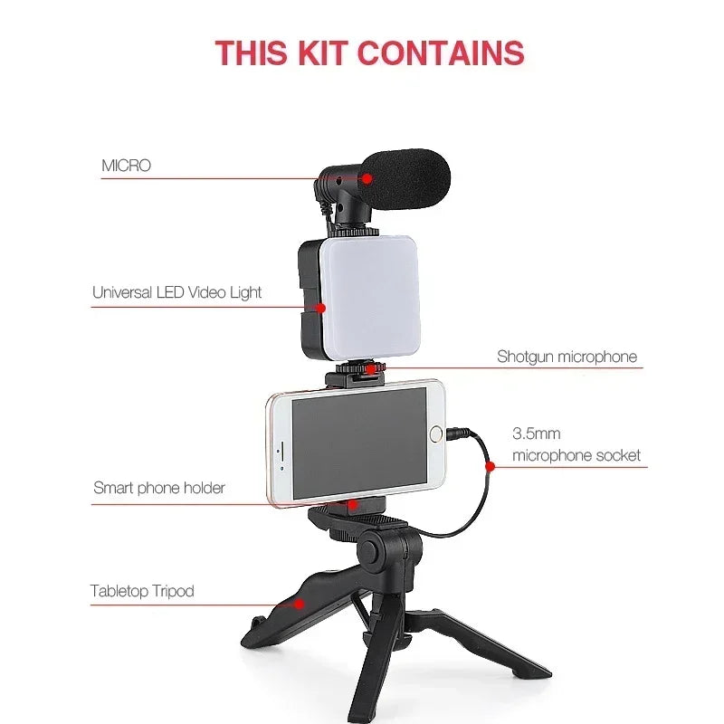 Kit de vlogging pour smartphone